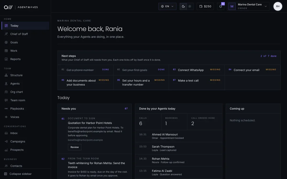 Your company on one screen
